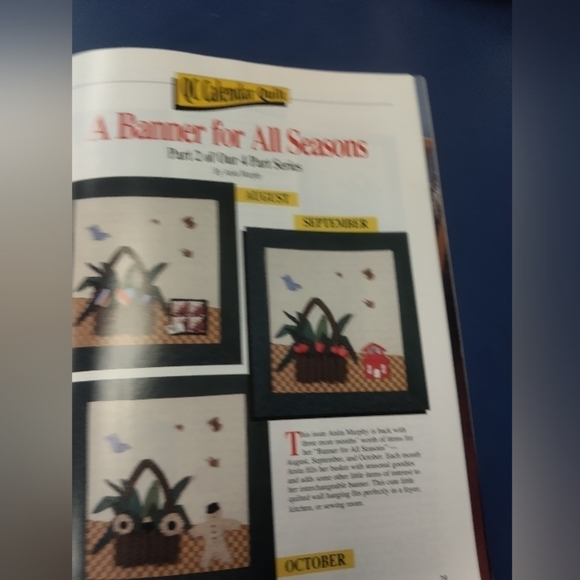 Vintage Quilt Craft Magazine August September 1995 Quilting Quilt Patterns - Picture 11 of 13